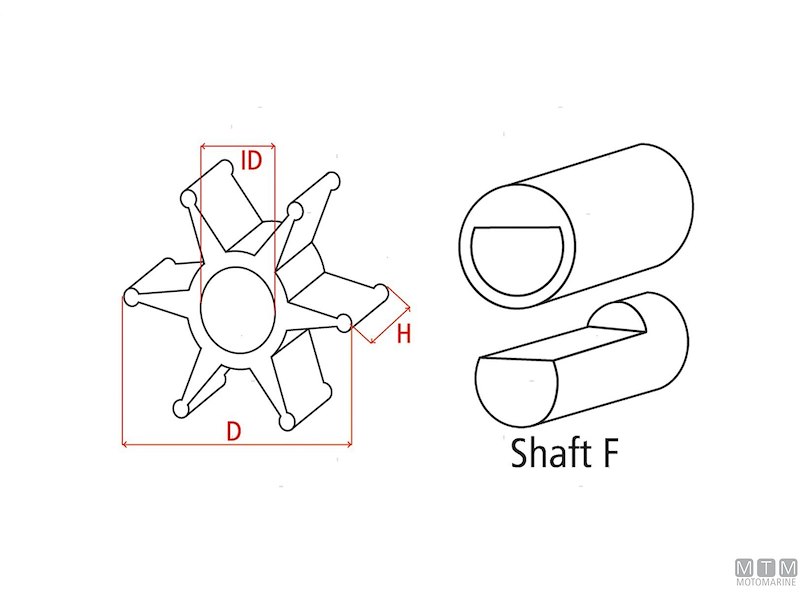 Giranti Johnson SPX tipo-F