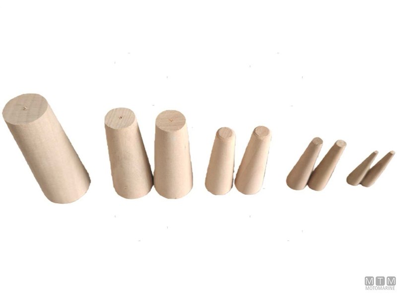 KIT TURAFALLE PICCOLO 9PZ CONI LEGNO    