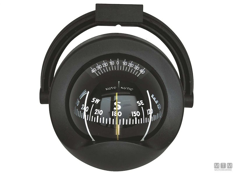BUSSOLA A-NAUTIC C8 BRACKET NERA ROSA DA 85MM
