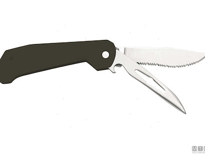 Coltello Serramanico Mac B91/5 Lama 8.5cm