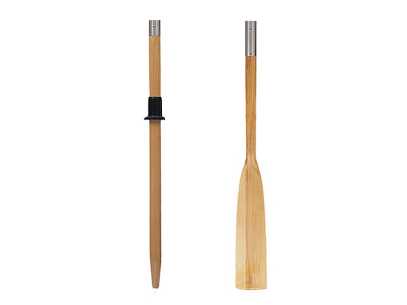 Art. 17 Remo di legno Faggio smontabile con innesto in acciaio inox Mt. 2,75