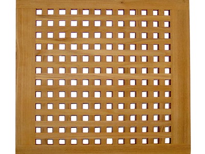 Art. 206 Carabottino di legno quadrangolare spessore 22 mm Teak Legno Teak