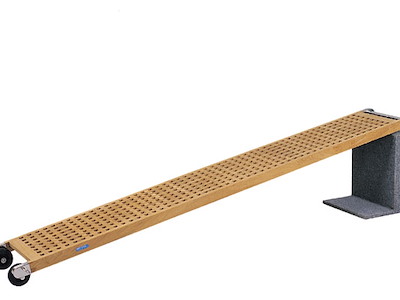 Art. 209 Passerella leggera di legno Teak per barche a vela Mt. 2,26