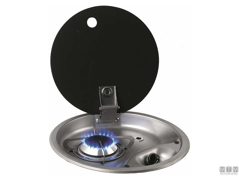 Fornello Ovale 1 Fuoco Hoodiny con Coperchio