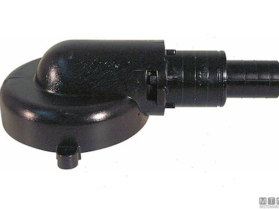 SUCCHIAROLA ORIZZONTALE D25/38MM CON VALVOLA DI NON RITORNO