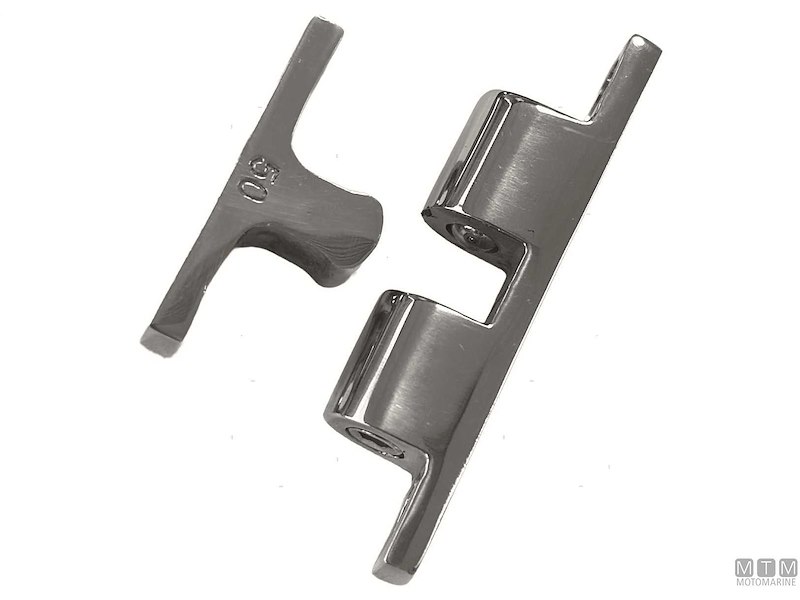 ARRESTO A SPINTA 50MM ACCIAIO INOX 316