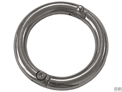 ANELLO DI GIUNZIONE APRIBILE 6MM D30MM INOX 316