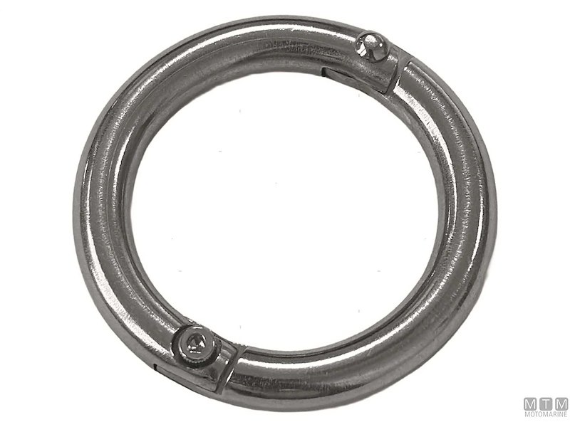 ANELLO DI GIUNZIONE APRIBILE 6MM D30MM INOX 316