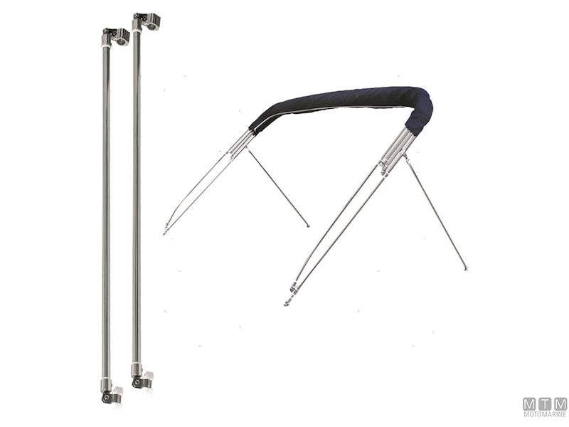 Capottine Tendalini 3 Archi BimInox White