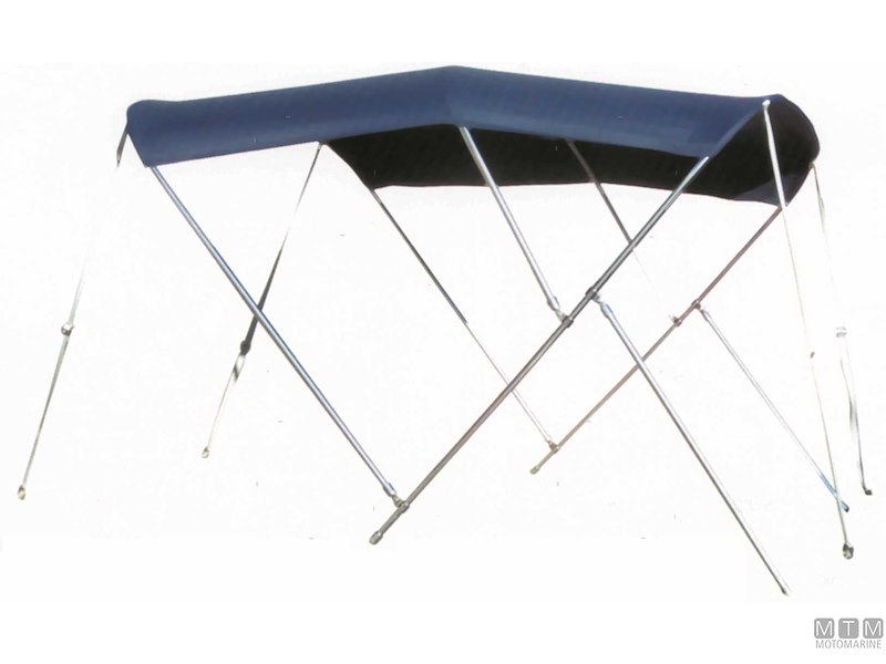 Capottine Tendalini 3 Archi BimInox Blue