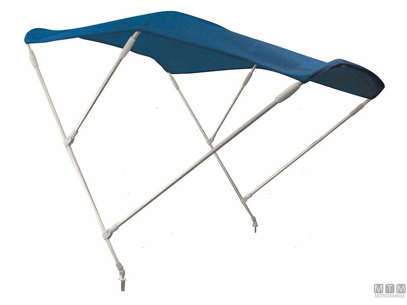 Capottine Tendalini + Alte 3 Archi Inox Blue